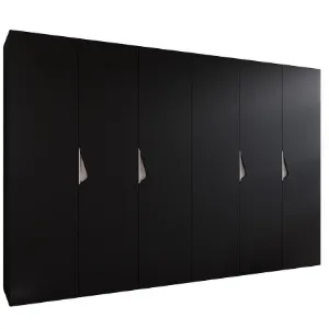 Szafa Sandi 1-300 (2x150) czarny/kaszmir