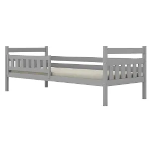 Obrazek Łóżko Dawid standard + barierka 90x200 szary