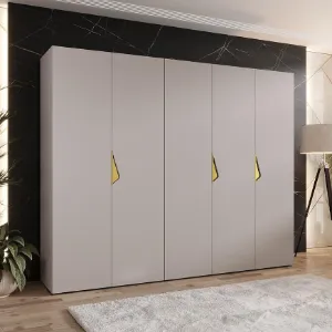 Obrazek Szafa Sandi 1-250 kaszmir/złoty