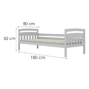 Obrazek Łóżko Tosia standard 80x180 biały
