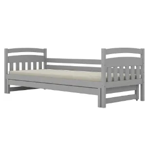 Łóżko Tosia dodatkowe spanie 80x200 szary