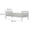 Obrazek Łóżko Tosia standard + barierka 90x180 biały