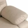 Obrazek Fotel Cassie cappucino z funkcją relax