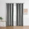Obrazek Zasłona na taśmie DONA 2504-15/210GSM 140x250 szary