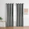 Obrazek Zasłona na przelotkach DONA 2504-15/210GSM 140x250 szary