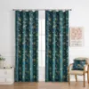 Obrazek Zasłona na taśmie INESS 2504-4/210GSM 140x250 turkusowy