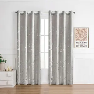 Zasłona na przelotkach VELVI 2504-7/210GSM 140x250 szary