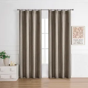 Zasłona na taśmie NORI 005/185GSM 140x250 brązowy