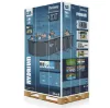Obrazek Basen stalowy owalny Hydrium 7,3x3,6x1,3 m deska 561CW