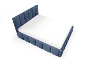 Obrazek Łóżko tapicerowane Krima 160x200 granatowy