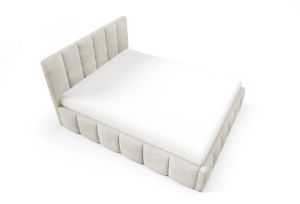 Obrazek Łóżko tapicerowane Krima 160x200 szarobeżowy