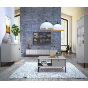 Obrazek Kredens Iris 4D 10B szary