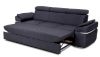 Obrazek Sofa rozkładana z pufą Palermo popielata