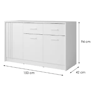Obrazek Komoda Canada Cd-21 Biała U. Białe
