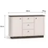 Obrazek Komoda Vilavio 04 Dab/kaszmir