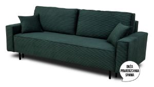 Sofa rozkładana Amaro zielona