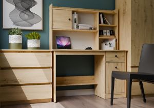 Obrazek Nadstawka do biurka 120 cm dąb artisan