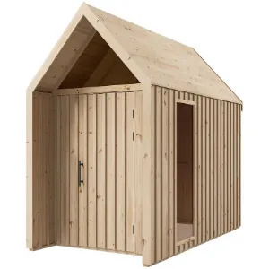 Obrazek Domek ogrodowy Swedish Barn 1622 naturalny V3