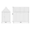 Obrazek Domek ogrodowy Swedish Barn 1629 naturalny V4