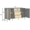 Obrazek Komoda 2D3SZ RiminI 03 czarny/artisan