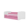 Obrazek Łóżko dziecięce Babydreams+Sz+M Różowe 80x180 Ciężarówka