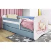 Obrazek Łóżko dziecięce Babydreams+SZ+M niebieski 80x160 sen