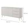 Obrazek Komoda Lante C 163 2D3S beige