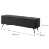 Obrazek Szafka RTV Lante RTV F 163 2d Black