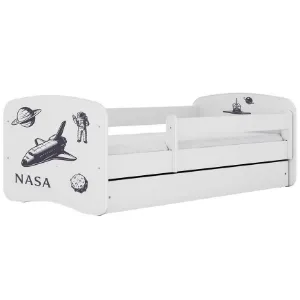 Łóżko dziecięce Babydreams+SZ+M biały 80x180 Nasa