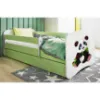 Obrazek Łóżko dziecięce Babydreams+SZ+M zielony 80x160 panda 2