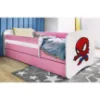 Obrazek Łóżko dziecięce Babydreams+SZ+M różowy 70x140 Spider-man