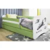 Obrazek Łóżko dziecięce Babydreams+SZ+M zielony 80x180 Nasa