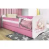 Obrazek Łóżko dziecięce Babydreams+SZ+M różowy 80x180 sen