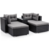 Obrazek Komplet technorattan Centros black