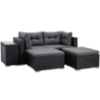 Obrazek Komplet technorattan Centros black