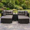 Obrazek Komplet technorattan Centros black