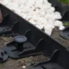 Obrazek Zestaw obrzeży SE45BOX (4 obrzeża) + 12 kotew mocujących czarny