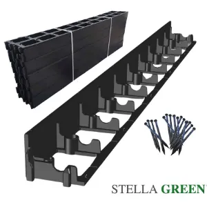 Obrazek Obrzeże ogrodowe SB60 Stella Green czarny