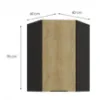 Obrazek Szafka kuchenna Cremona BL 60X60 GN-90 1F (45°)