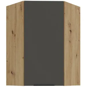 Obrazek Szafka kuchenna Aria-GR/AR anti fingerprint 60X60 GN-90 1F (45°)