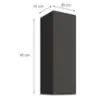 Obrazek Szafka kuchenna Aria-GR/BL anti fingerprint 30G-90 1F