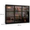 Obrazek Szafa Dome 250 czarny