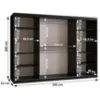 Obrazek Szafa Dome 250 czarny