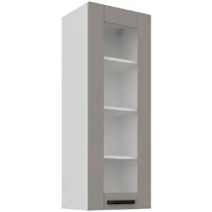 Szafka kuchenna Luna claygrey/biały 40GS-108 1F