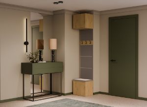 Obrazek Garderoba z wieszakami Hamar 1W dąb artisan