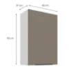 Obrazek Szafka kuchenna Aria-TA/WH anti fingerprint 60G-90 1F