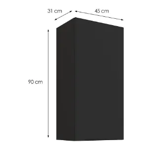 Obrazek Szafka kuchenna Aria-BL/BL anti fingerprint 45G-90 1F