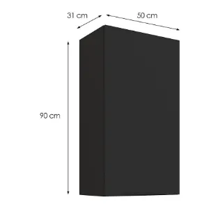 Obrazek Szafka kuchenna Aria-BL/BL anti fingerprint 50G-90 1F