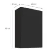 Obrazek Szafka kuchenna Aria-BL/BL anti fingerprint 60G-90 1F