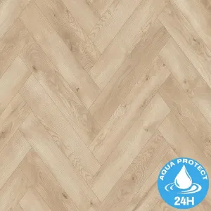 Obrazek Panele podłogowe wodoodporne jodełka Dąb Monza 8mm AC5 Herringbone WR 68568
